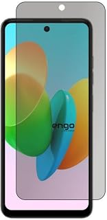 Engo Tecno Spark 20c İle Uyumlu Hayalet Ekran Koruyucu, Yandan Görünmeyen Anti-Spy Gizlilik (Privacy) Koruması, 9h Temperli Nano Kırılmaz Esnek Cam, Parlama Ve Parmak İzi Önleyici