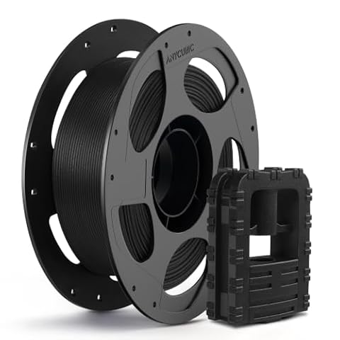 Anycubic PA6-CF 3D Printer Filament 1.75mm, Black 0.5KG