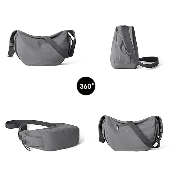 Premium Nylon Crossbody Purse For Women, Anti-Theft Medium Crossbody Bag, Women's Shoulder Handbag Travel Casual Work - Image 10