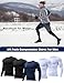 HOPLYNN 4 Pack Workout Compression Shirts Men Long/Short Sleeve Rash Guard Athletic Undershirt Gear T Shirt for Sports 2 Black 2 White S