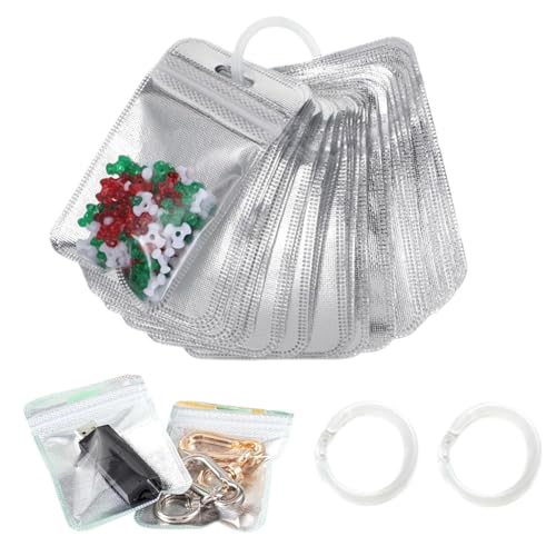 Organisateur de bijoux pour salle d'artisanat avec poches transparentes de tri créatif