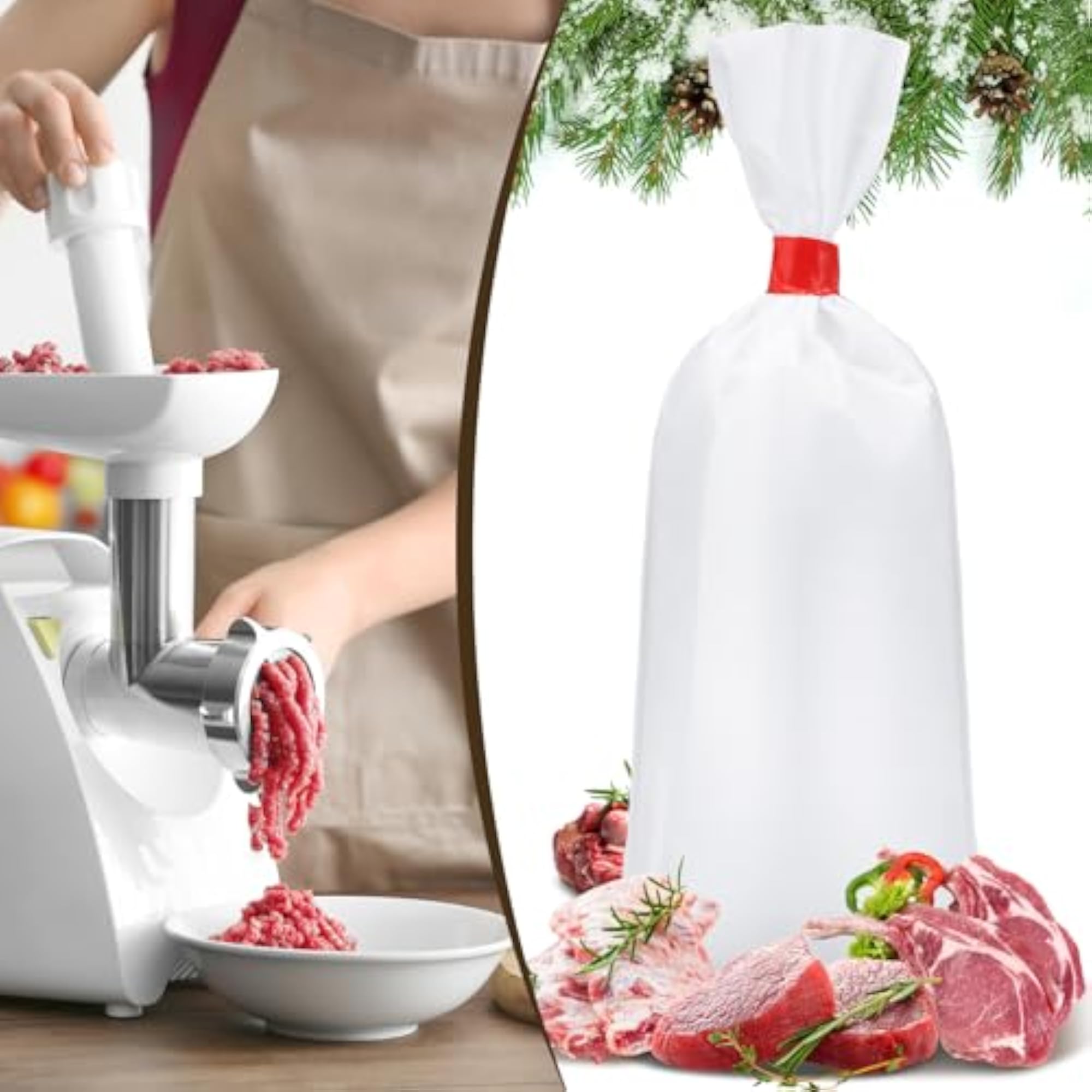 Meat Freezer Bags for Packaging, 500 Pack