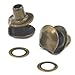 Fujiyuan 15 pcs Boots Hook eyelets Buckles DIY Riding Hiking Shoe lace Hook Camp Climbing Repair DIY Fitting With washer Bronze