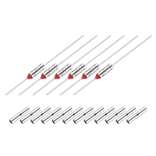 QUARKZMAN 6 Set Metall Temperatur Thermosicherung RY15 216°C 420.8°F 15A 250V Abschaltthermosicherung Mit BN1.25 Blankem Neutralem Anschluss Für Motor Transformator Elektrische