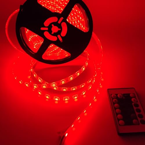 Tira de luz LED multicolor con control remoto miniatura 5