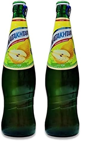 Natakhtari Lemonade Pear 500ml Carbonated Soft Drink With Pear Aroma (Pack of 2)