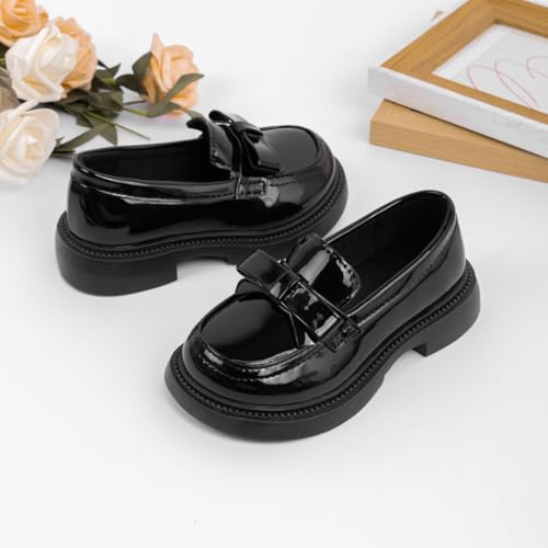 Image of KIDSUN Toddler Boy's Girl's Dress Shoes Comfort Lace-Up Oxford School Uniform Shoes Loafer Flats (Toddler /Little Kid)