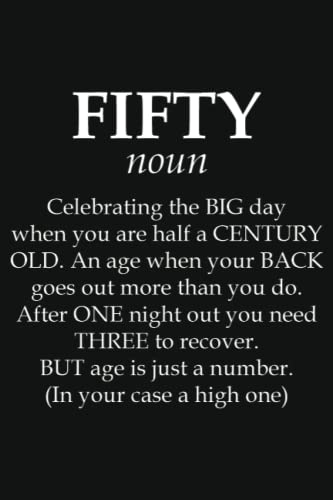 FIFTY: Fiftieth Birthday Gifts For Men, Journal To Write In image 2