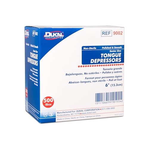 First Aid Only 25-900-003 Tongue Depressors, 6\", 500/box - Thumbnail 2