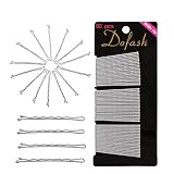 Dofash 60Pcs Metal 5Cm/2In wavy Bobby Pins Hair Clips Grips For Hair Decoration（Silver）…