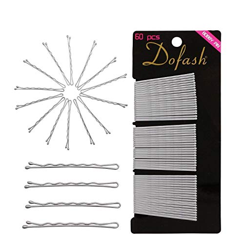 Dofash 60Pcs Metal 5Cm/2In Wavy Bobby Pins Hair Clips Grips For Hair Decoration（Silver）… #TOP21