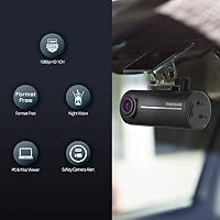 Thinkware F100 Dash Cam, 1080P Frontkamera 720P HD Hintere Dashcam, Nachtsicht, 16 GB SD-Karte und Ansclusskabel an Die Autobatterie für Batteriesicheren Parkmodus – Ansicht 3