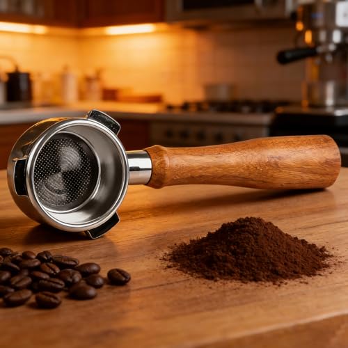 54mm Bottomless Coffee Portafilter for Enhanced Espresso Extraction - Image 9