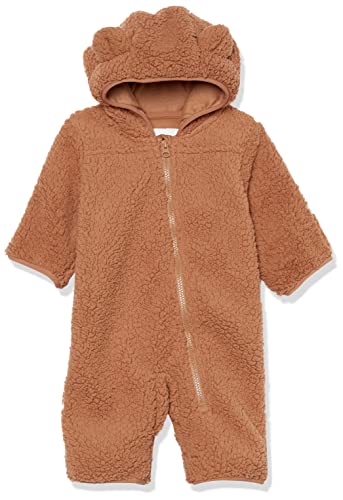 Amazon Essentials Unisex Babies' Sherpa Fleece Bunting Suit