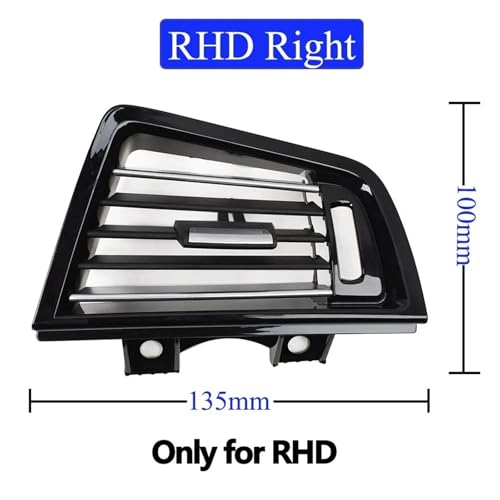 Grille d'aération cassée sur BMW Série 5 ? Kit de remplacement RHD noir