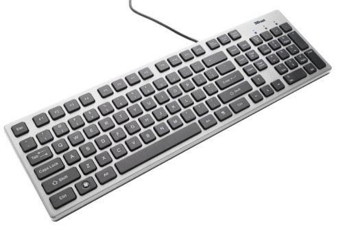 Preisvergleich Produktbild Trust Isla USB - Tastaturen (Standard, Verkabelt, USB)