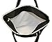 Earthwise Insulated Grocery Bag Shopping Cooler Tote Black with Silver & White Trim Large Capacity w/Zipper Closure and Front Pocket Thermal Cooler for Hot or Cold Food 18.5 W x 13.5 H (Black/Silver)