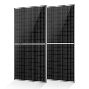 ECO-WORTHY N-Type 18BB 2Pcs 195 Watt Solar Panel, 25% High-Efficiency