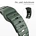 Sport Silicone Bands Compatible with Apple Watch Band 49mm 46mm 45mm 44mm 42mm 41mm 40mm 38mm, Soft Waterproof Replacement Strap for iWatch Series 11 10 9 8 7 6 5 4 3 2 1 SE 3 2 1 Ultra 3 2 1 Men Women
