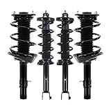 PM Auto Set 4 Front-Rear Quick Complete Strut-Coil Spring For 2013-2015 Honda Accord Sport, LX
