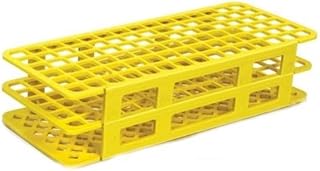 Heathrow Scientific HS24312A, 96-Place White Peg Rack for Tubes (9 Packs of 2 pcs)