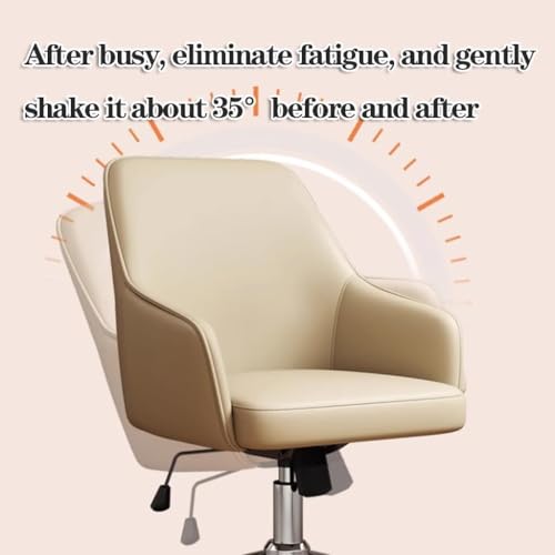 Fauteuil de bureau ergonomique simili cuir à roulettes - 4
