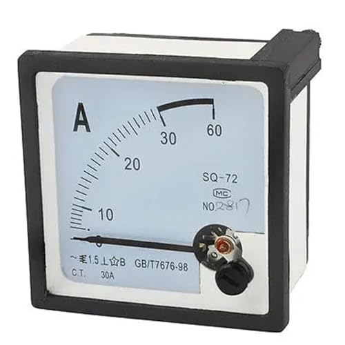 Ampèremètre analogique 0-30 A pour surveiller le réseau de l'atelier