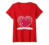 19NVHS00024A Femme Hot Stuff Too Cute T-Shirt avec Col en V