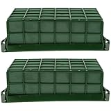 EPIGEIST 2 piezas Bloques Espuma Floral para Arreglos con Jaula Material de Alta Absorción y Retención de Humedad para Bodas Cumpleaños y Decoración de Eventos Especiales