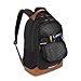 SwissGear 5505 Cecil 16” Laptop Backpack Black Canvas/Brown – Daily Laptop Bag with Gear Attachment Options – Multiple Organizer Pockets & Padded Shoulder Straps