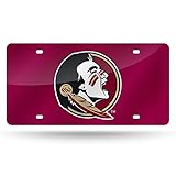 NCAA Florida State Seminoles Laser Cut Auto Tag