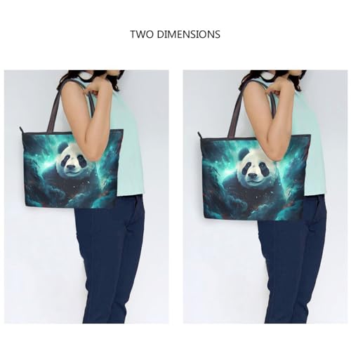 Image of Women Tote Bag, Large Shoulder Hobo Bags Casual Handbags Big Capacity Shopping Work Bag for Vacation, 5