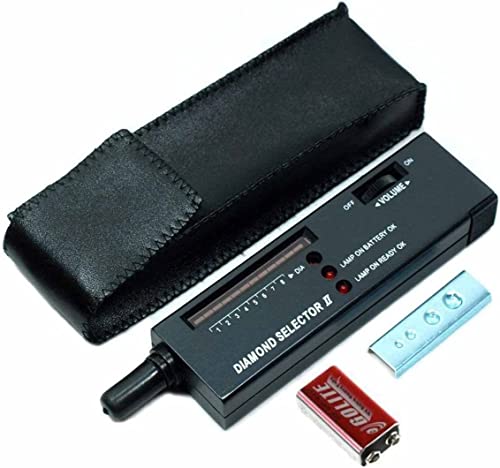 Diamond Tester,High Accuracy Dimond Test Pen，Jewelry Gem Tester Pen，Portable Electronic Diamond Checker Tool，Professional Diamond Selector For Novice And Expert(Battery Included) (Diamond Tester) #TOP6