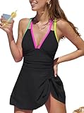 popvil One Piece Swimsuit Women Tummy...