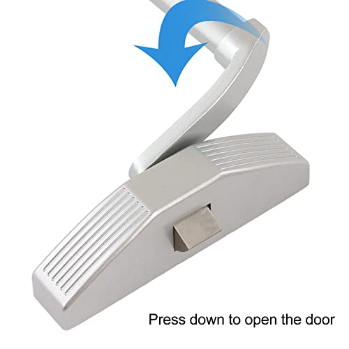 Tgoon Trava de fuga de incêndio, trava de haste de empurrar estável tipo de empurrar para baixo para