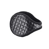 YAMIA Winter Ear Muffs Unisex Ear Muffs Warmers Foldable Leather Classic Plush Winter Warm Adjustabl