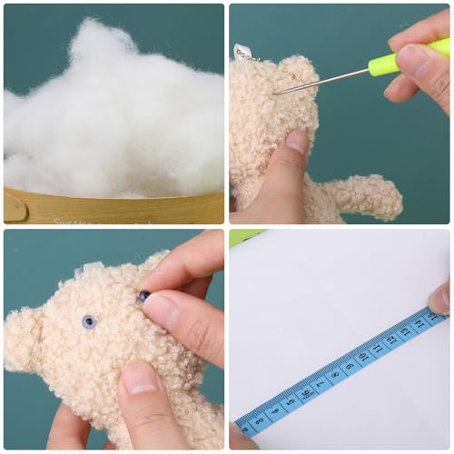 image for Jmuiiu Premium Polyester Fiberfill Pillow, 250g/8.82oz, High Resilienc