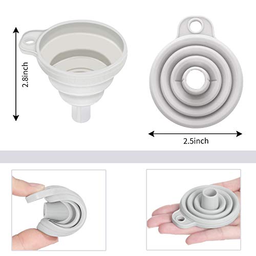 image for Eliamo Measuring Cups and Spoons Set of 8 including 4 Cups, 4 Spoons, 