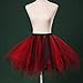 Falda de Tutu Mujer,SHOBDW Pettiskirt Colores de Gasa Plisada Vestidos de Baile...