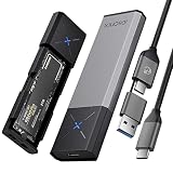 iDsonix M.2 [NVMe & SATA] SSD Gehäuse Adapter...
