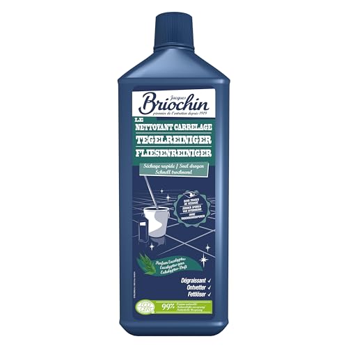 JACQUES BRIOCHIN - Savon Noir Liquide - A l'Huile de Lin - Multiusages - Nettoie, Nourrit, Protège et Fait Briller - 99% d'Ingrédients d'Origine Naturelle - Flacon Recyclable - Fabriqué en France - 1L
