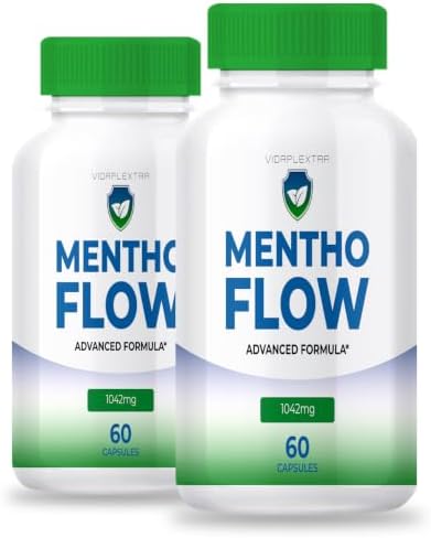 Mentho Flow - Mentho Flow Mens Capsules (2 Pack, 120 Capsules)