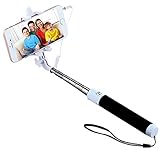 Selfie Stick, SUFUM One-piece 3-In-1Self-portrait Monopod Extendable Selfie Stick for iPhone ISO 5.01 and Smart Phones with Android 4.2.2 system and Above