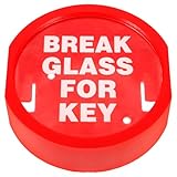 Yardenfun Notfallschlüsselkasten mit Schloss Wandmontierte Feuerwehr Schlüsselbox für Türen und Fenster Multifunktionaler Sicherheitsschrank für Gefahrstoffe Interaktives Notfall