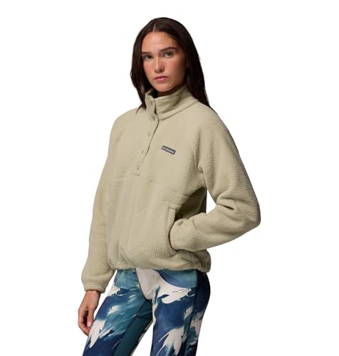 Columbia Damen Jasper Ridge Pebbled Fleece Half Snap Fleece Pull Over Safari XL – Ansicht 3