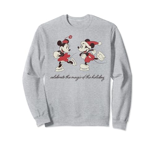 Image of Disney Mickey And Minnie The Magic Of The Holiday Christmas Sweatshirt