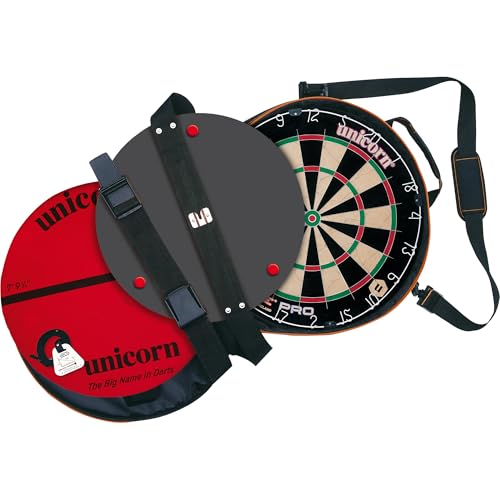 Jeu de fléchettes portable Unicorn On Tour avec cible de fléchettes Eclipse Pro