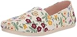 adidas schuhe damen sneaker blumen Stil : Espadrille TOMS Damen Alpargata Print Flache Slipper, Weiß Blumenmuster, 39 EU
