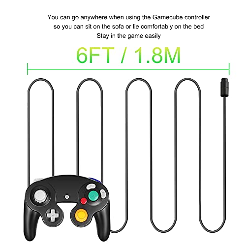 Xahpower 4Pack 6Ft Ngc Controller Extension Cable Cord For Nintendo Wii/Gamecube Controller #TOP3