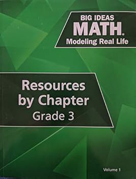 Big Ideas Math: Modeling Real Life - Grade 3 Resources by Chapter, Volume 1, c. 2019, 9781642080100, 1642080101